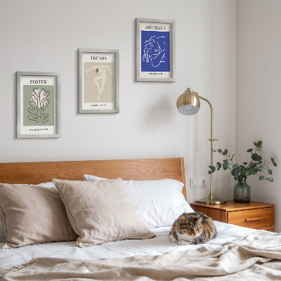 Modern keretezett kép szett Henri Matisse pasztell illusztrációk
