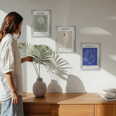 Modern keretezett képszett Henri Matisse pasztell illusztrációkkal
