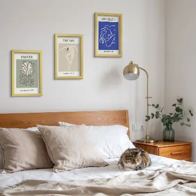 Modern keretezett képszett Henri Matisse pasztell illusztrációkkal