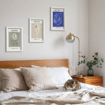 Modern keretezett képszett Henri Matisse pasztell illusztrációkkal