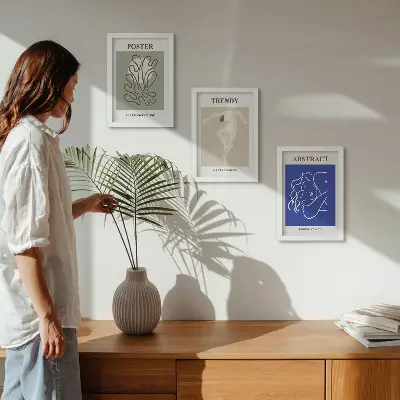 Modern keretezett képszett Henri Matisse pasztell illusztrációkkal