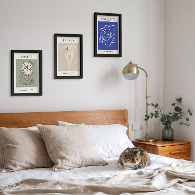Modern keretezett kép szett Henri Matisse pasztell illusztrációk