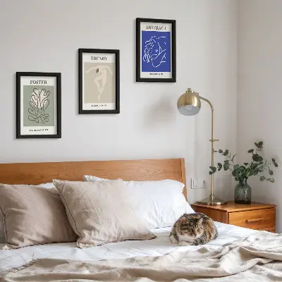Modern keretezett képszett Henri Matisse pasztell illusztrációkkal