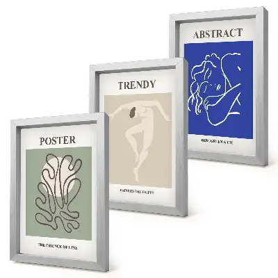 Modern keretezett képszett Henri Matisse pasztell illusztrációkkal