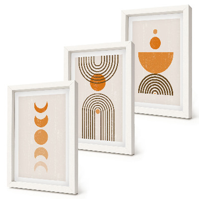 Modern keretezett kép szett Bohém minimalista dekoratív design