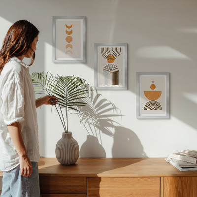Modern keretezett kép szett Bohém minimalista dekoratív design