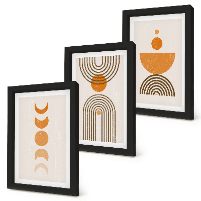 Modern keretezett kép szett Bohém minimalista dekoratív design