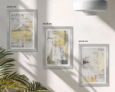 Modern keretezett képszett absztrakt minimalista divatos mintákkal