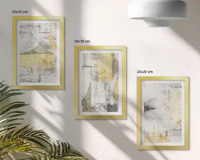 Modern keretezett képszett absztrakt minimalista divatos mintákkal