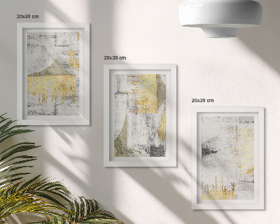 Modern keretezett kép szett Absztrakt minimalista divatos festési minták