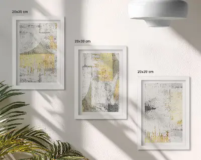 Modern keretezett képszett absztrakt minimalista divatos mintákkal