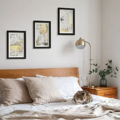 Modern keretezett képszett absztrakt minimalista divatos mintákkal