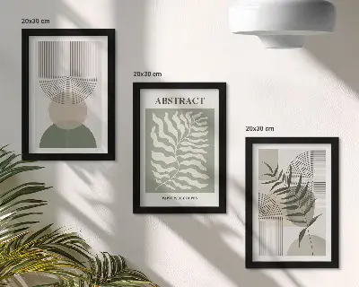Botanikai kivonatok képszett modern keretezett rusztikus bohém stílusban