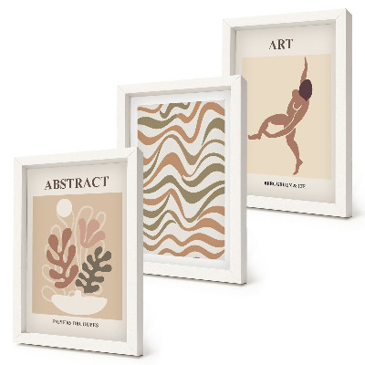 Modern keretezett kép szett Matisse bohém absztrakt formák és minták