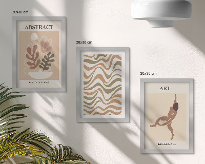 Modern keretezett kép szett Matisse bohém absztrakt formák és minták