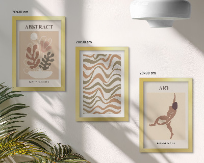 Modern keretezett kép szett Matisse bohém absztrakt formák és minták