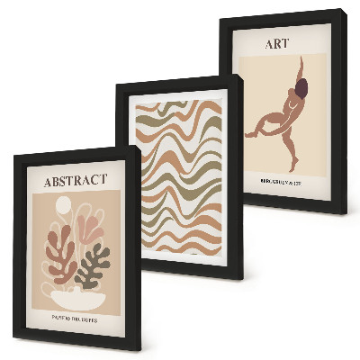 Modern keretezett kép szett Matisse bohém absztrakt formák és minták