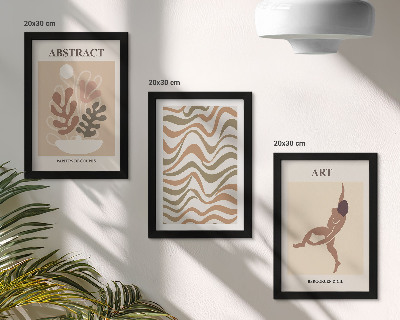 Modern keretezett kép szett Matisse bohém absztrakt formák és minták