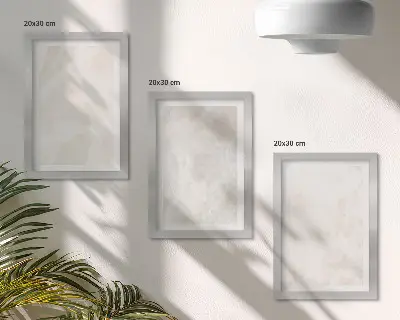 Modern keretezett kép szett elegáns márvány textúrájú kő mintás háttérrel