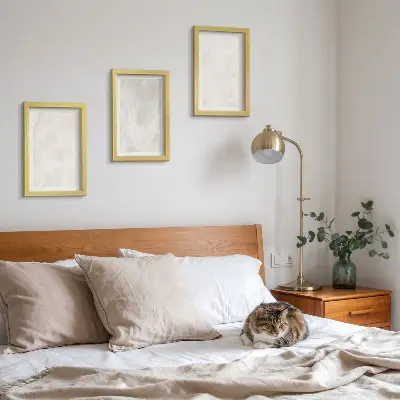 Modern keretezett kép szett elegáns márvány textúrájú kő mintás háttérrel