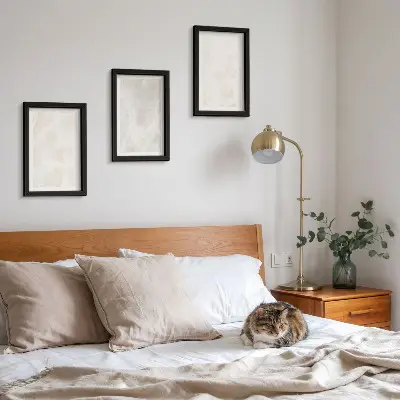 Modern keretezett kép szett elegáns márvány textúrájú kő mintás háttérrel