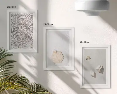 Modern keretezett képszett könnyű textúrák a homokon finom bohém stílusban