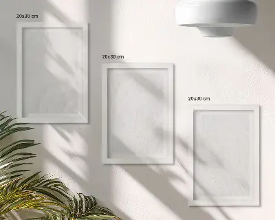 Keretezett triptichon elegáns márvány lineáris kőszerkezet mintával