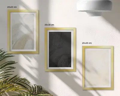 Modern keretezett képszett minimalista szerkezetek különböző árnyalatokban