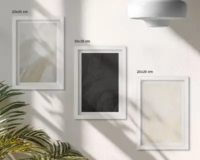 Modern keretezett képszett minimalista szerkezetek különböző árnyalatokban