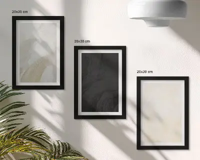 Modern keretezett képszett minimalista szerkezetek különböző árnyalatokban