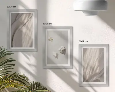 Modern keretezett képszett modern bohém stílusú építmények közeli ábrázolásával