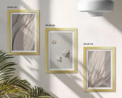 Modern keretezett képszett modern bohém stílusú építmények közeli ábrázolásával