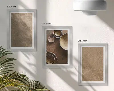 Modern keretezett képszett kőszerkezetek minimalista stílusban