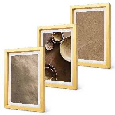 Modern keretezett képszett kőszerkezetek minimalista stílusban