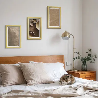 Modern keretezett képszett kőszerkezetek minimalista stílusban