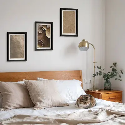 Modern keretezett képszett kőszerkezetek minimalista stílusban