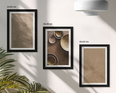 Modern keretezett kép szett Kőszerkezetek modern minimalista stílusban