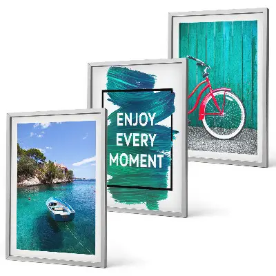 Keretezett képszett hálószobába tengeri hajós és kerékpáros inspirációval