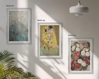 A fa virágai Klimt festmény keretezett képszett hálószobába
