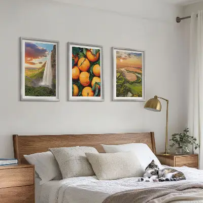 Orange Mountain vízesés fali dekoráció kép készlet