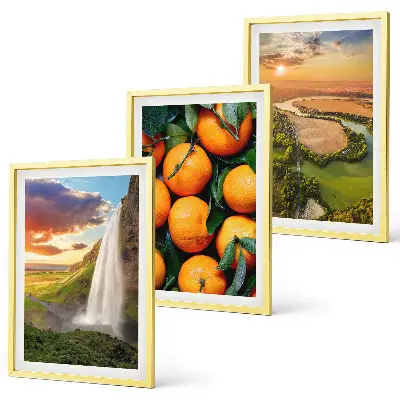 Orange Mountain vízesés fali dekoráció kép készlet