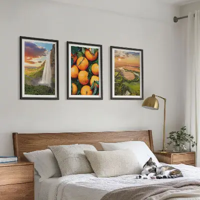 Orange Mountain vízesés fali dekoráció kép készlet