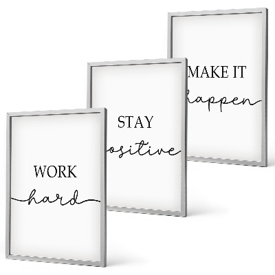 Fali dekoráció kép készlet Minimalista motivációs feliratok