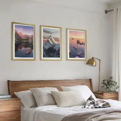 Hegyi tájak falikép szett dekorációs képkészlet
