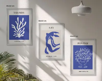 Matisse absztrakt poszterkészlet fali dekorációs képkészlet
