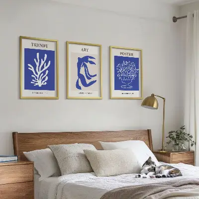 Matisse absztrakt poszterkészlet fali dekorációs képkészlet
