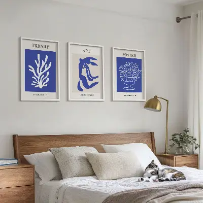 Matisse absztrakt poszterkészlet fali dekorációs képkészlet