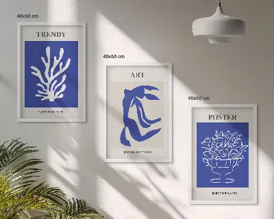 Matisse absztrakt poszterkészlet fali dekorációs képkészlet