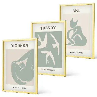 Matisse absztrakt figurák falikép szett dekoratív falikép készlet