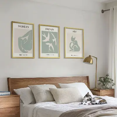 Matisse absztrakt figurák falikép szett dekoratív falikép készlet